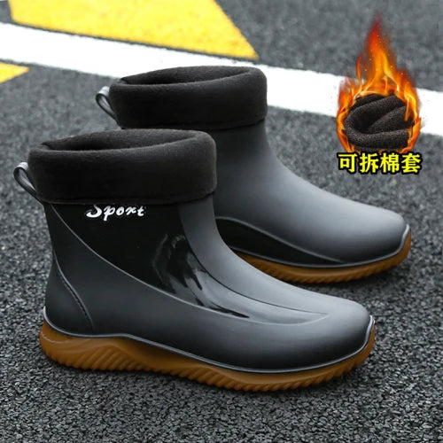 00-Stivali caldi e impermeabili unisex – perfetti per pioggia e neve