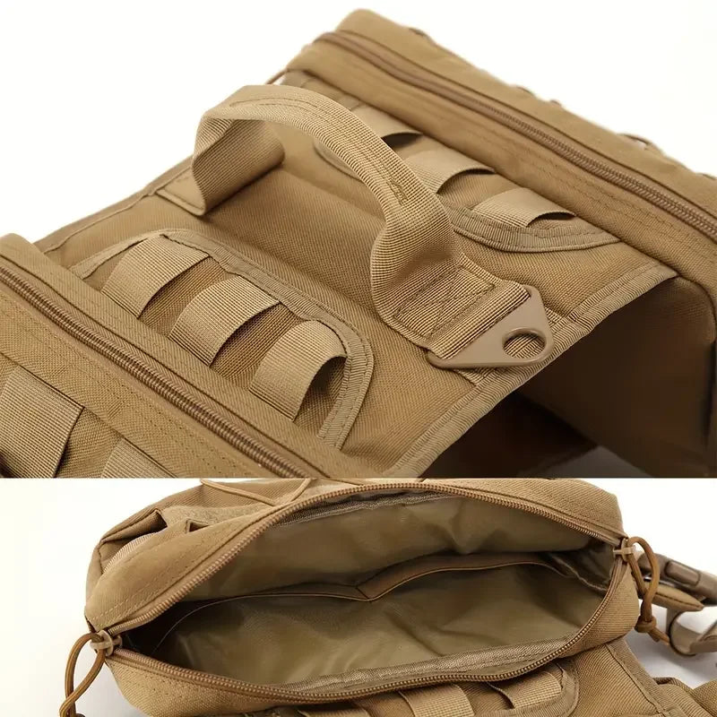 03-Zaino Imbracatura Tattica per Cani: Gilet Trekking e Outdoor