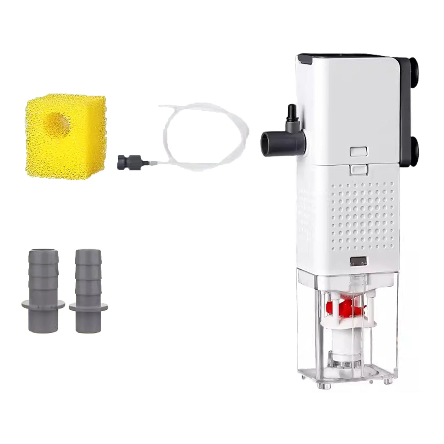 25-Aquarium Filter – 3-in-1 Silent System with Adjustable Flow Rate.