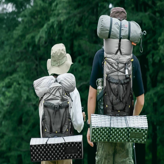 01-Zaino 35L Trekking Ultraleggero Antistrappo Nylon 40D Uomo Donna