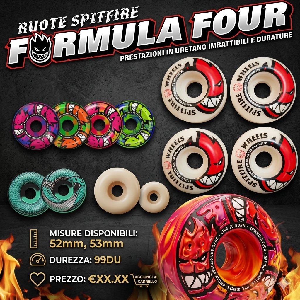 00-aRuote Skateboard Pro Performance | 52-58mm | 99D/101D