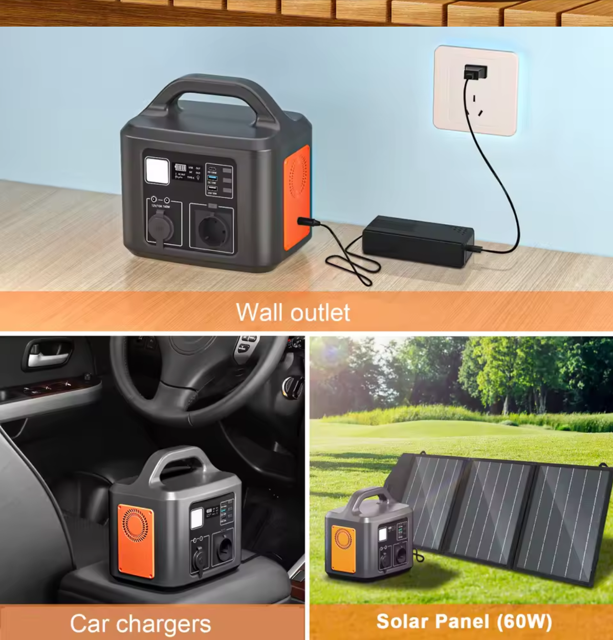00-Lifestyle| Portable Power Station 600W