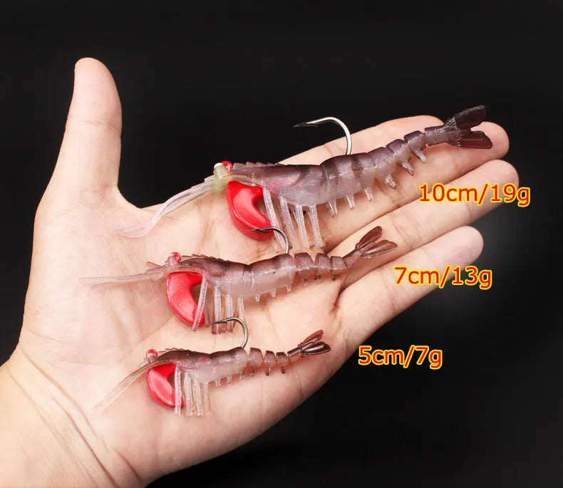 20-shrimp fishing lures.