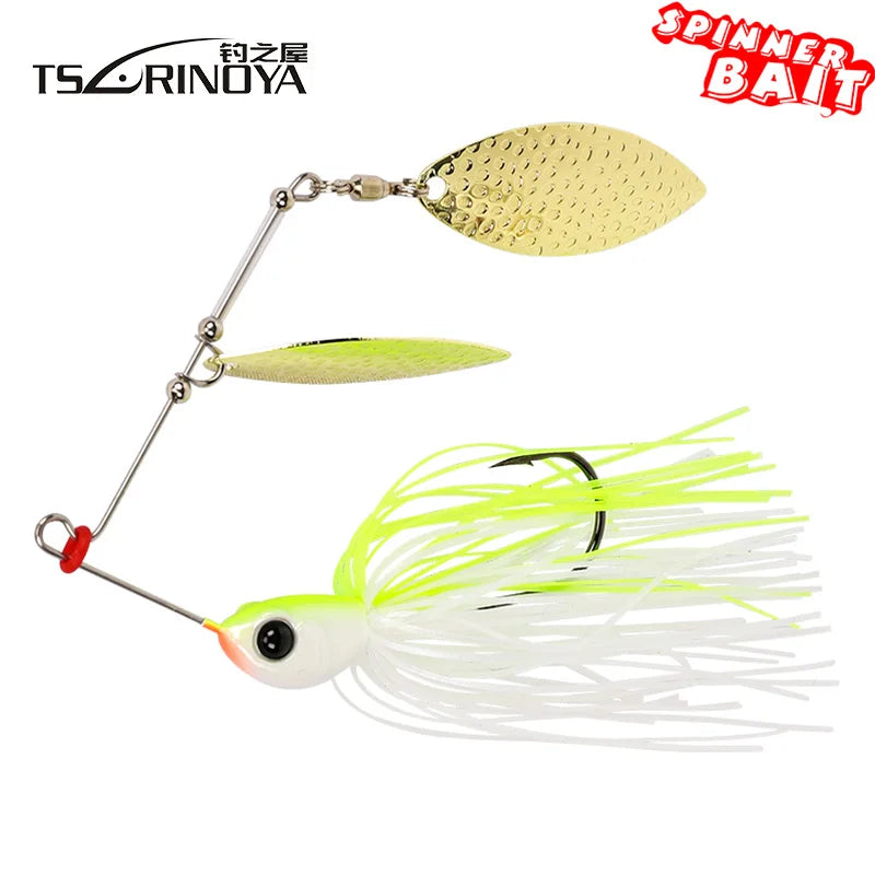 26-TSURINOYA 7g/10g Spinner Fishing Spoon.