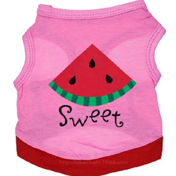 08-Magliette in Cotone per Cani di Piccola Taglia e Gatti | Vestitini Chihuahua e Cuccioli