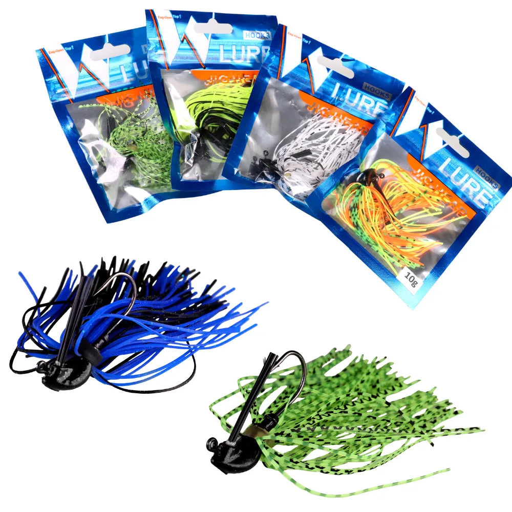 26-🎣 Esche da Pesca THKFISH Artigianali con Filo Resistente – 7g, 10g, 14g