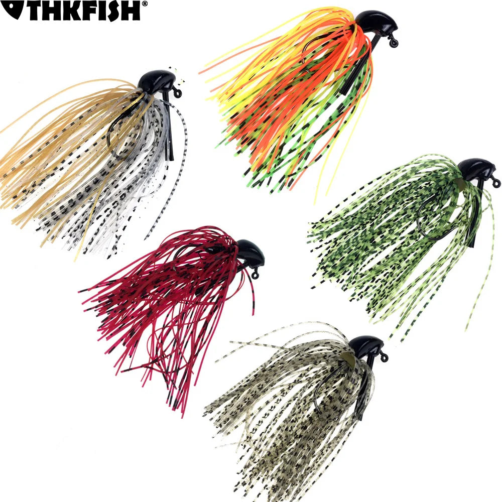 26-🎣 Esche da Pesca THKFISH Artigianali con Filo Resistente – 7g, 10g, 14g