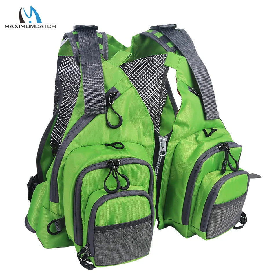 24-Multi-pocket vest backpack suitable for hunting fishing.