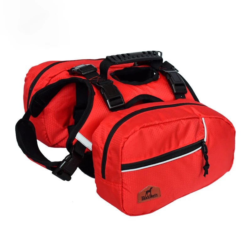 03-Zaino Removibile per Cani – Pettorina Pratica da Trekking