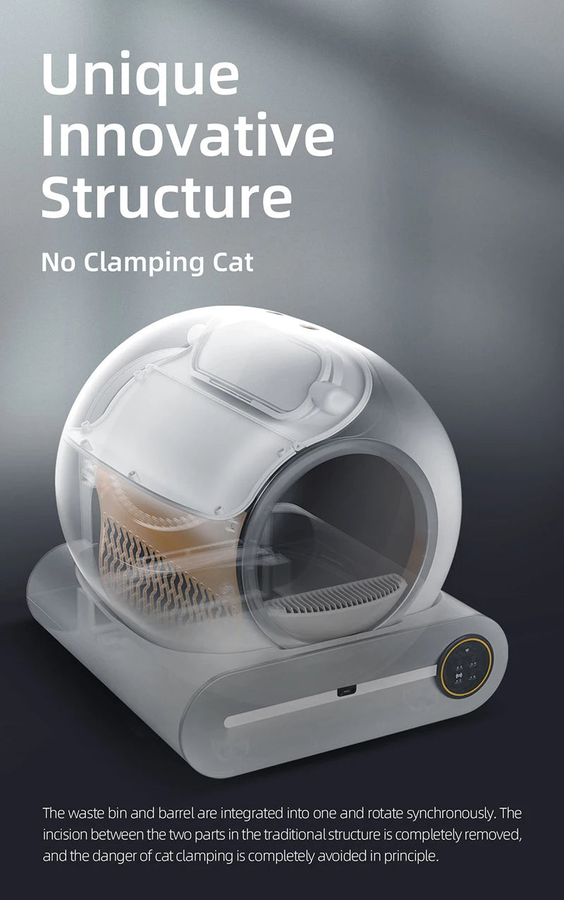 15-Automatic self-cleaning litter box.