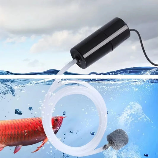 25-Pompa d'Aria Portatile per Acquario – Mini Ossigenatore USB
