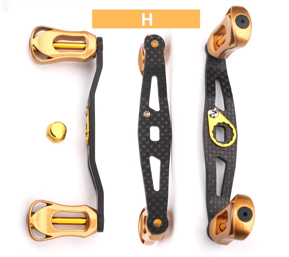 23-ROLLFISH Carbon Fiber Reel Handle Lightweight 19-29g.