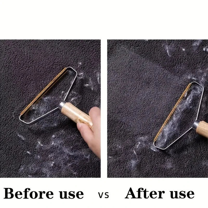 13-Remove your pet's hair from your sweater.