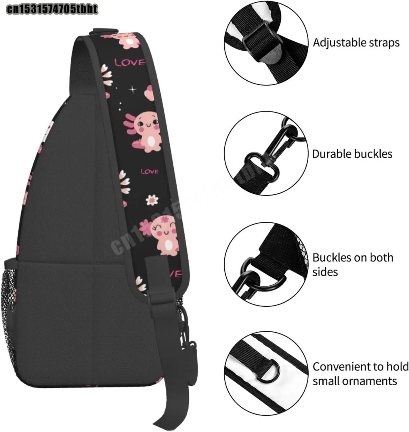 01-Casual Sling Backpack – Gym, Travel, and Leisure 🎒