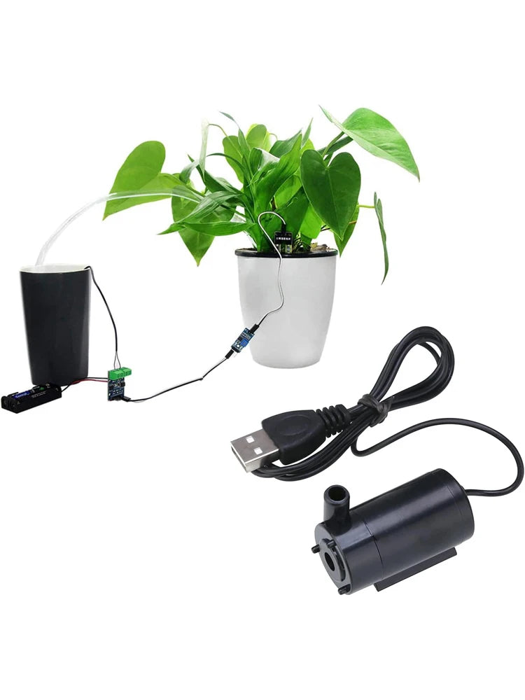 25-Mini DC 3-5V USB Underwater Water Pump