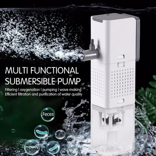 25-Filtro per Acquario – Sistema 3-in-1 Silenzioso con Portata Regolabile.l