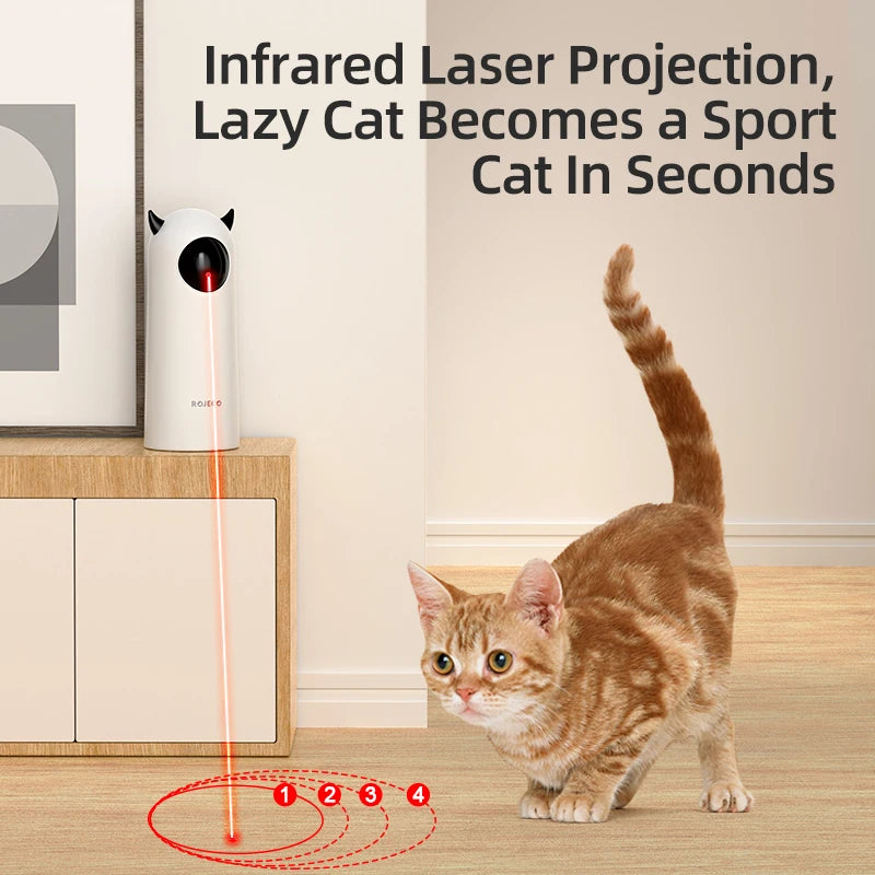 04- Automatic Laser Cat Toy – Interactive LED