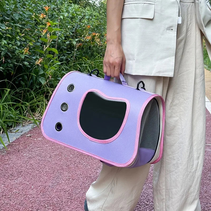 001-Portable Cat Carrier for Small Pets