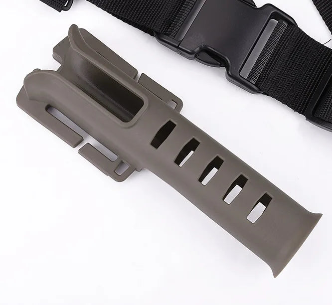 26-Belt holder for fishing rods.