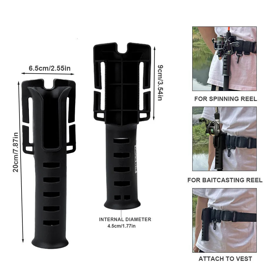 26-Belt holder for fishing rods.