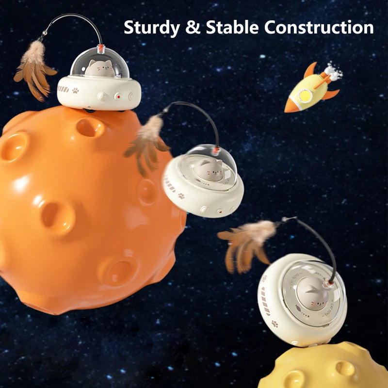 04-Smart Teaser Cat – Interactive Feather Toy for Cats