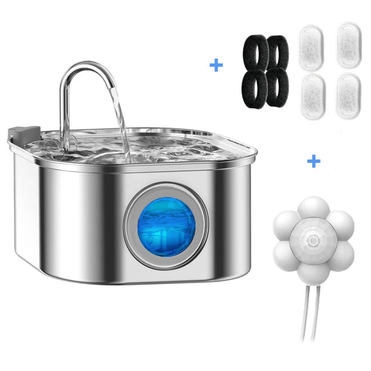 11-Distributore Acqua Cani Gatti 3.2L Automatico Inox - Smart