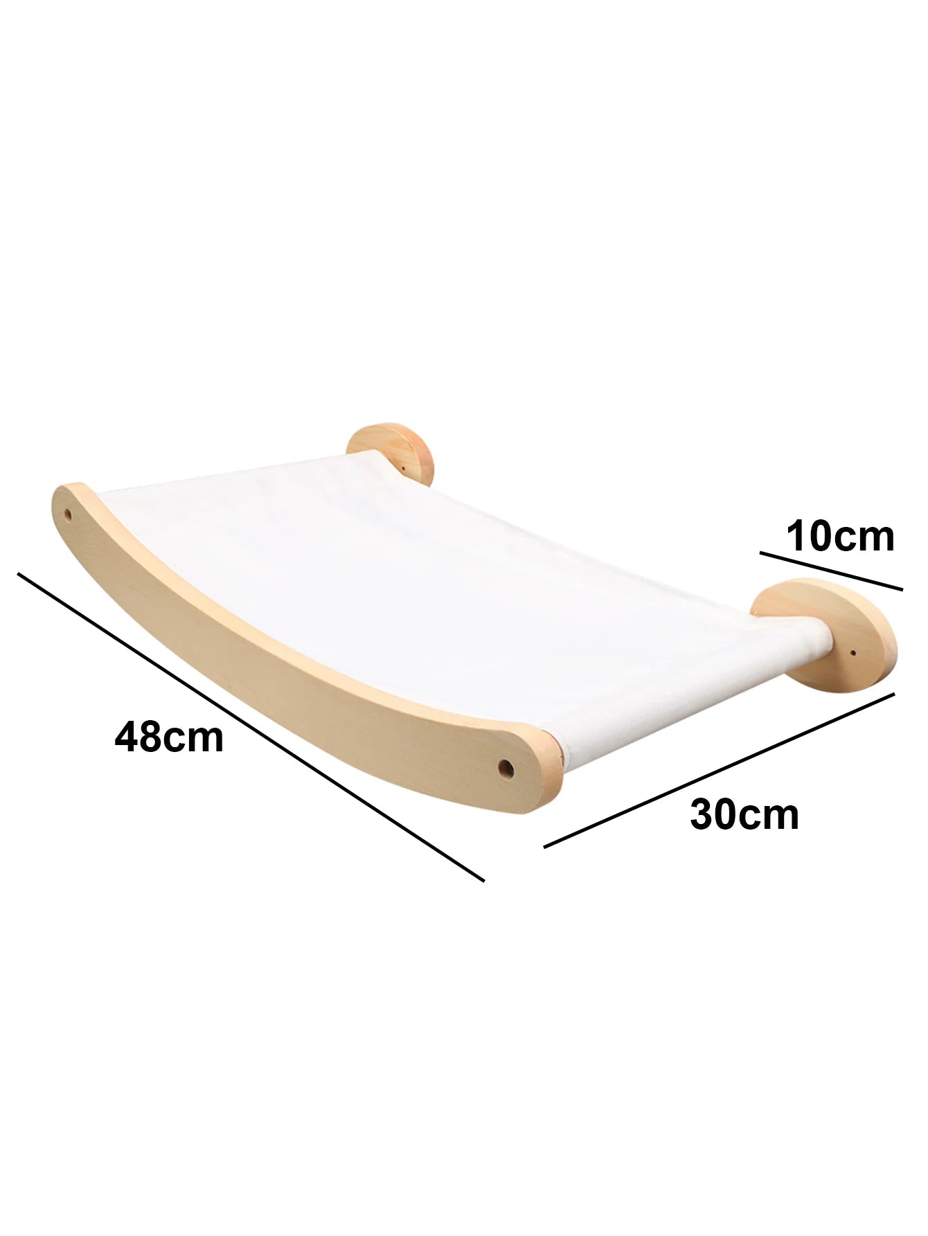 00-aTiragraffi | Albero da Parete per Gatti – Ripiani, Amaca e Scala in Legno