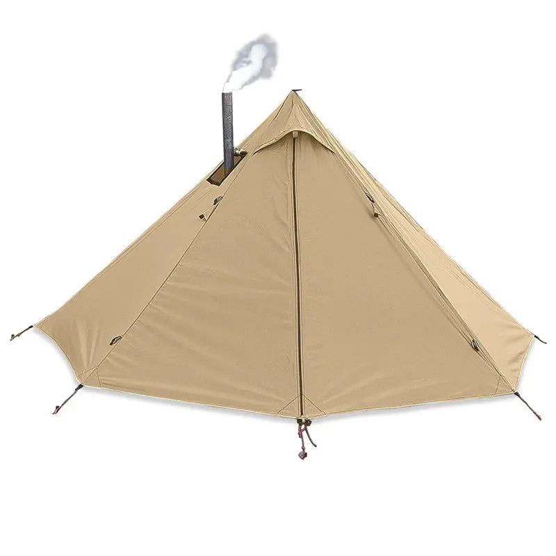 00-Tenda Bushcraft 1 Persona  Calda Doppia Parete Impermeabile