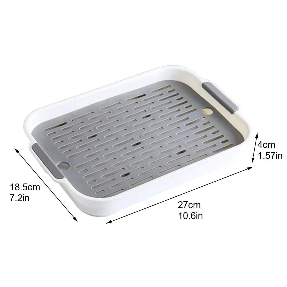15-Double-Layer Hygienic Litter Box for Cats and Rabbits