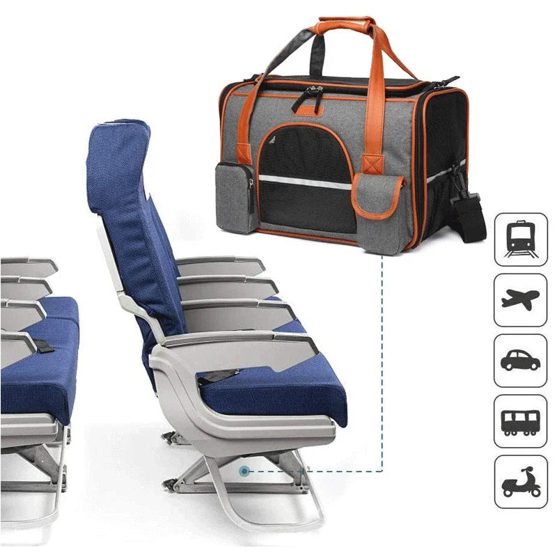 14-Shoulder bag-carrier for dogs and cats.