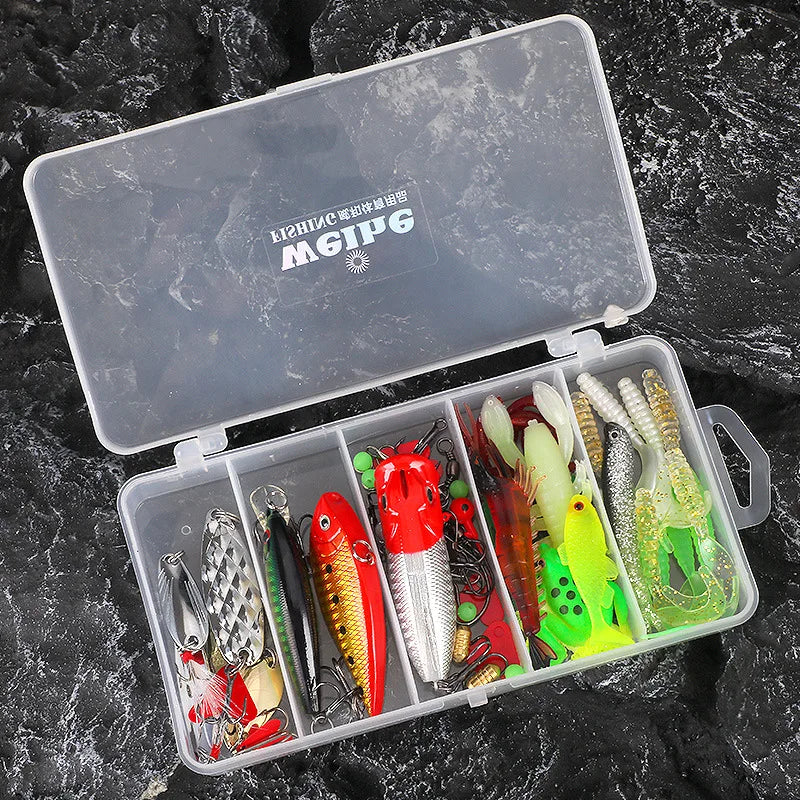 26-78 Piece Fishing Lure Kit Complete Set.