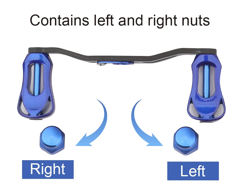 23-ROLLFISH Carbon Fiber Reel Handle Lightweight 19-29g.