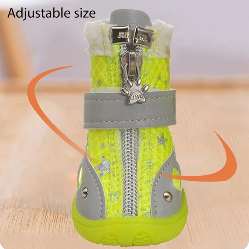 08a-Non-slip waterproof dog shoes