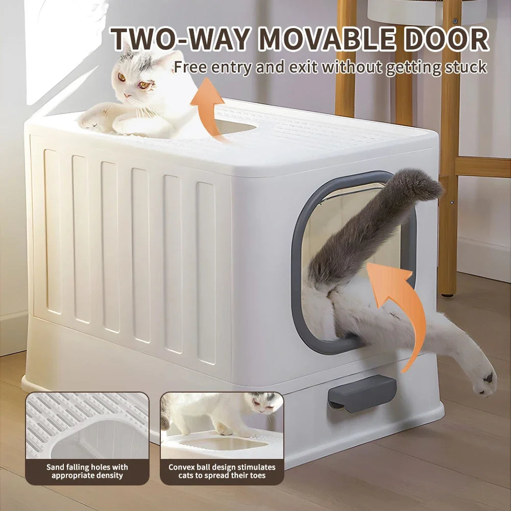 001-aLettiera  spaziosa per gatti di grandi dimensioni, max. Carico 15 kg