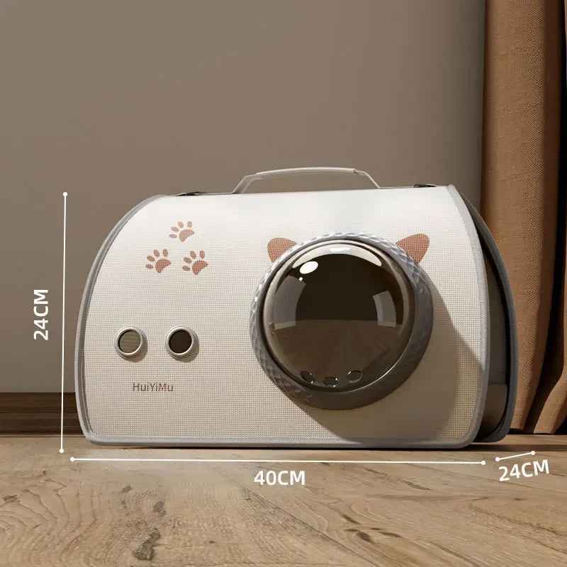 14-Trasportino|Zaino  Premium in Pelle per Animali Domestici