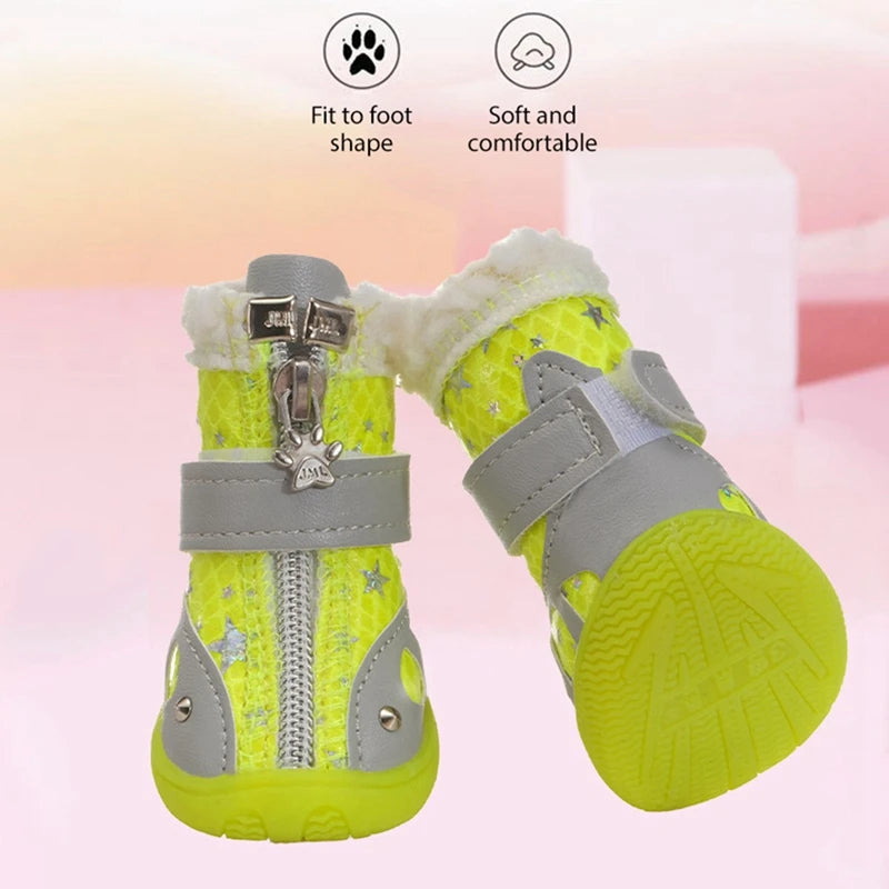 08a-Non-slip waterproof dog shoes
