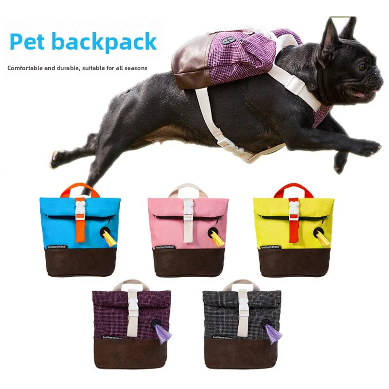 00-Zainetto Cane con Pettorina Regolabile e Dispenser Sacchetti | 44