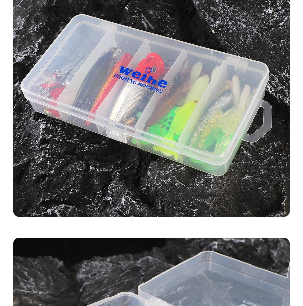 26-78 Piece Fishing Lure Kit Complete Set.