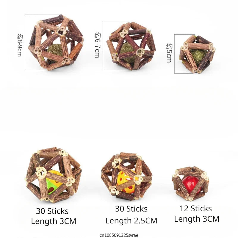 04-Interactive Catnip Ball – Stimulating Toy for Cats