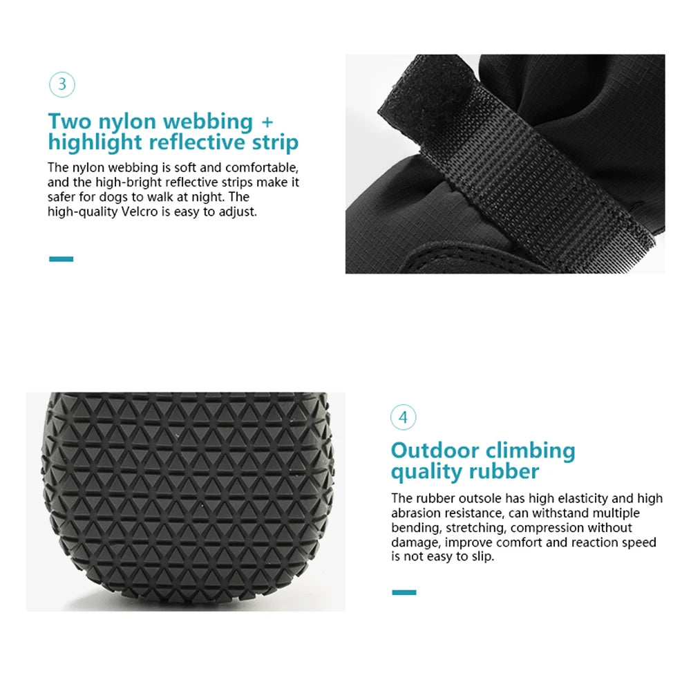 08a-Non-slip dog boots.