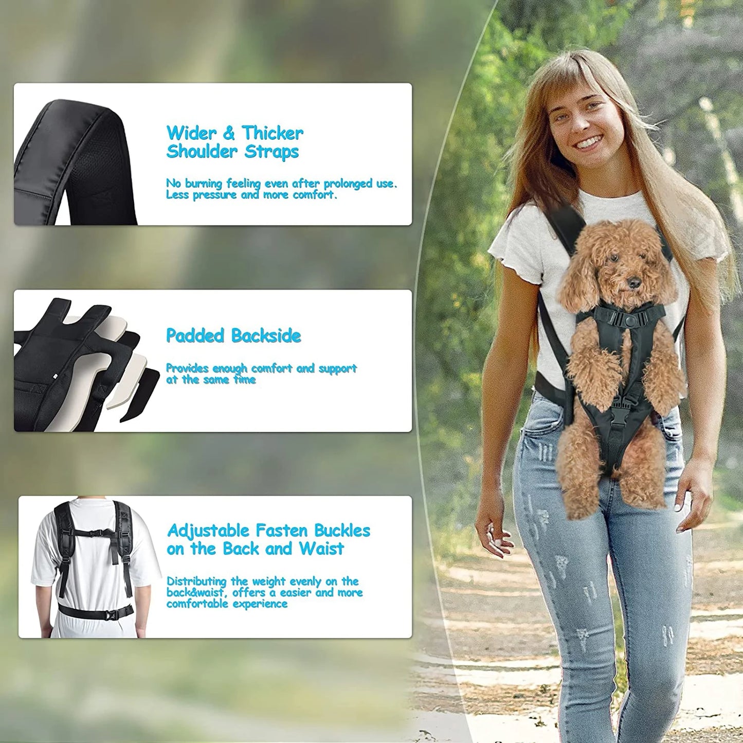 14-Backpack harness for your dog.