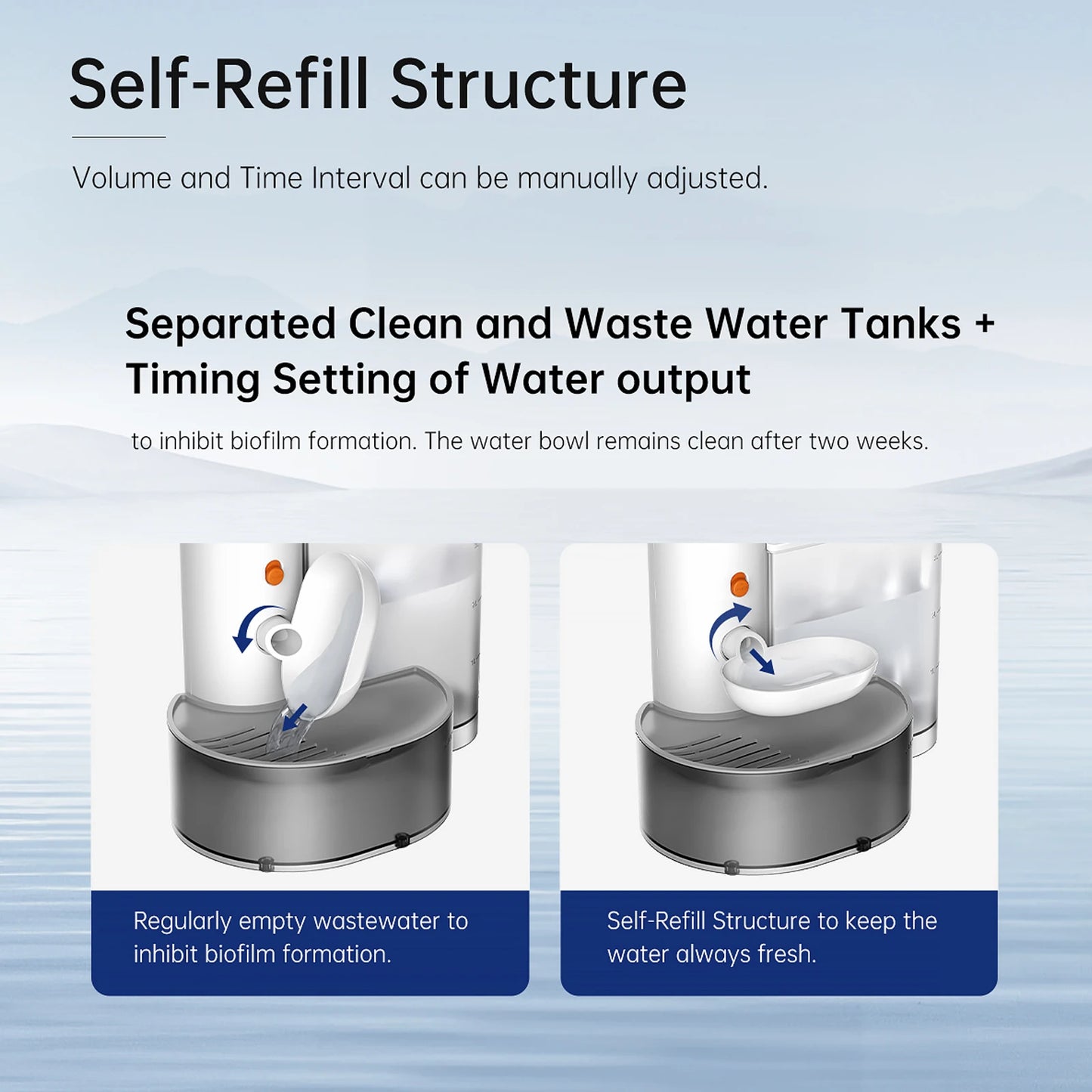 001-aDispender d'acqua intelligente per animali domestici