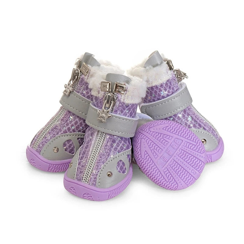 08a-Non-slip waterproof dog shoes