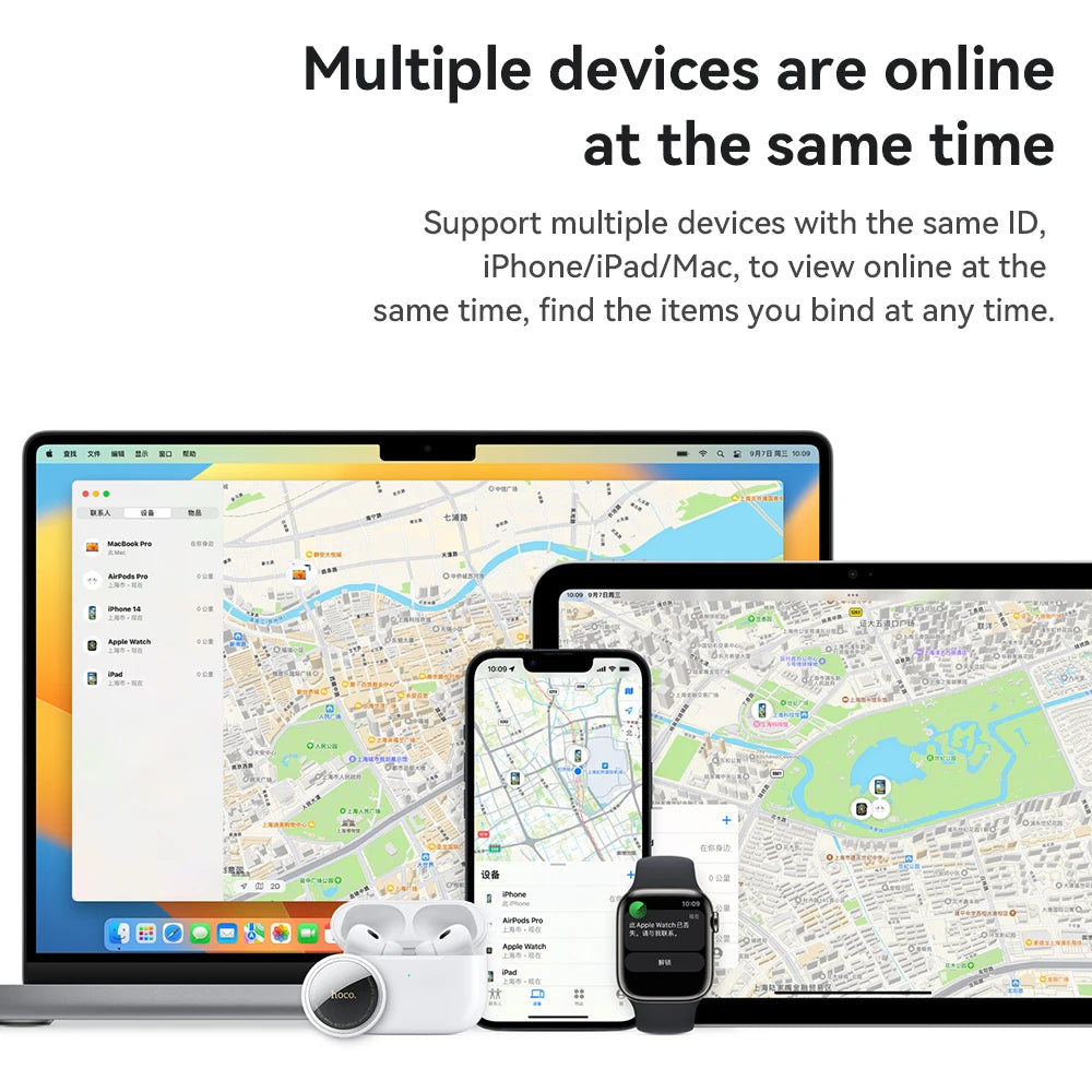 001-Bluetooth GPS Smart Finder Tracker for Pets, Keys and Wallets