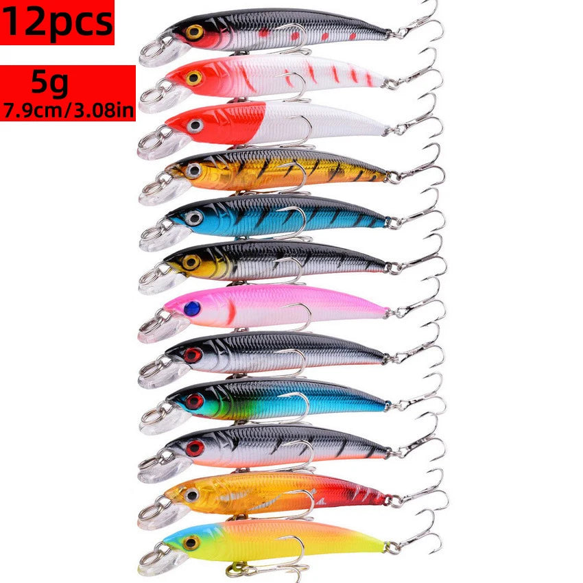 26-Fishing Lures Kit esche artificiali