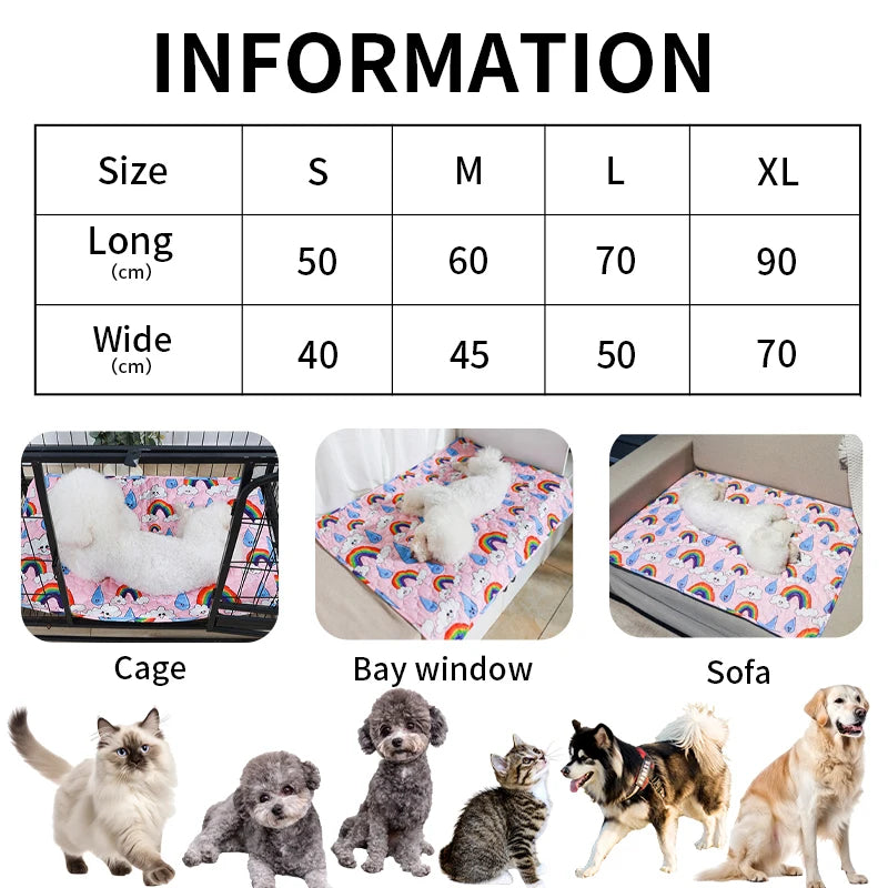 18-Washable and waterproof mat for dogs and cats, reusable