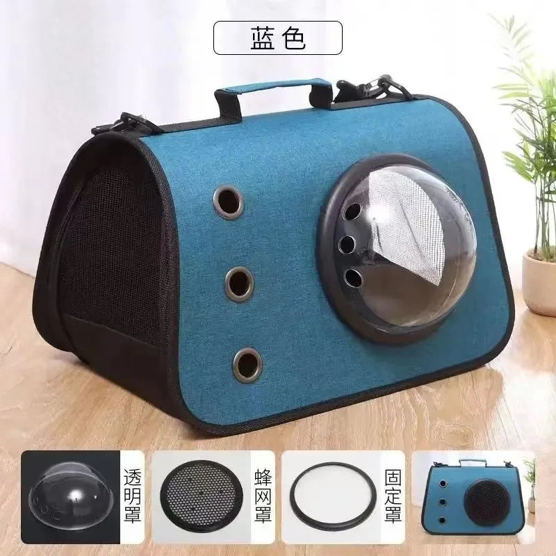 14-Space porthole carrier for dogs and cats.
