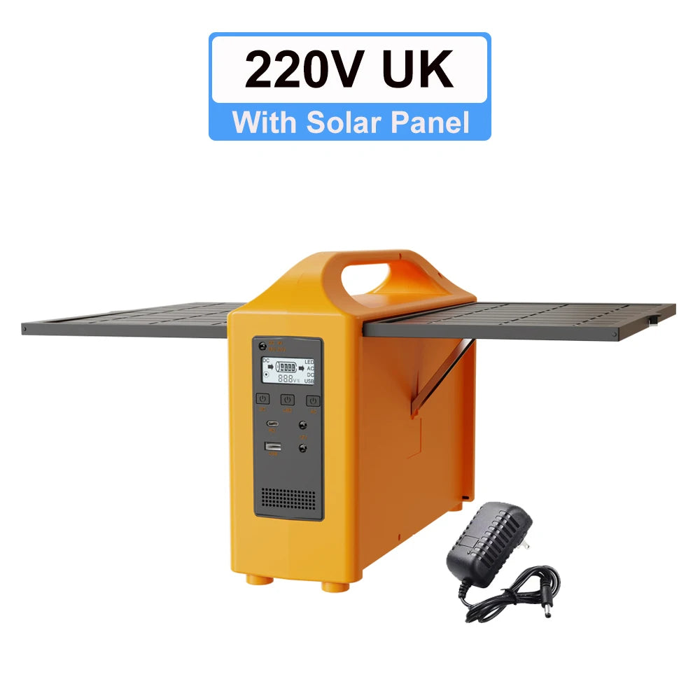 00-aPower Station 100W LiFePO4: Generatore Solare Portatile 24000mAh