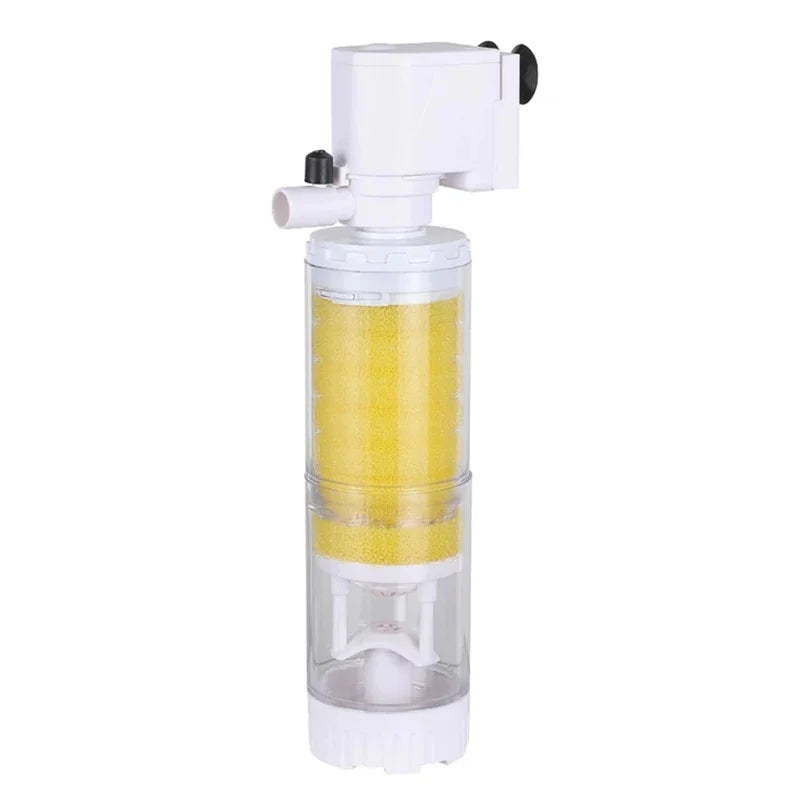 25-3 in 1 Multifunction Aquarium Filter Pump 220V – Filtration, Oxygenation and Circulation.