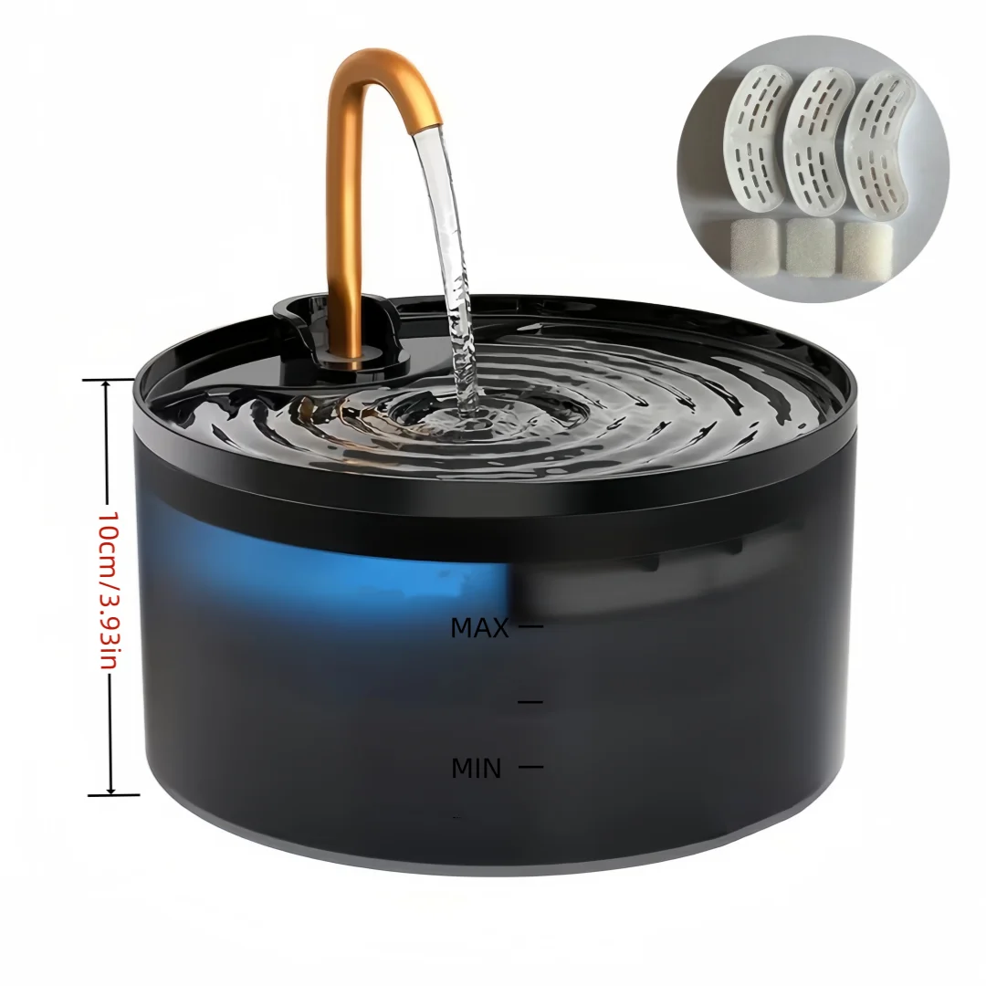 001-aDispenser automatico |Fontana  di acqua per cani e gatti